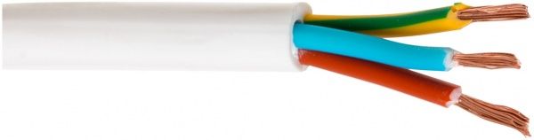 Кабель силовой многожильный ЗЗЦМ ПВС 3х1,5 медь 