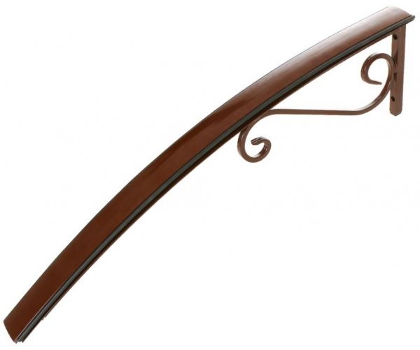 Кронштейн для козырька Анкор 1200 мм коричневый RAL 8017n