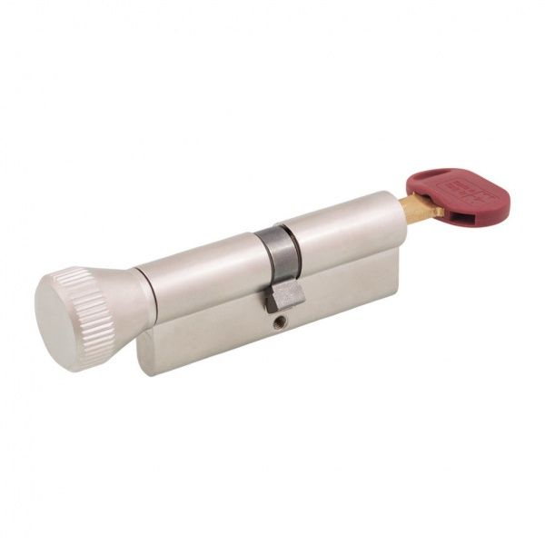 Циліндр Mottura DPC1F4141 41x41 ключ-вороток 82 мм матовий нікель