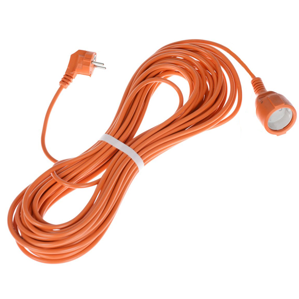 Подовжувач одномісний EXX-2x0.75 40 м помаранчевий