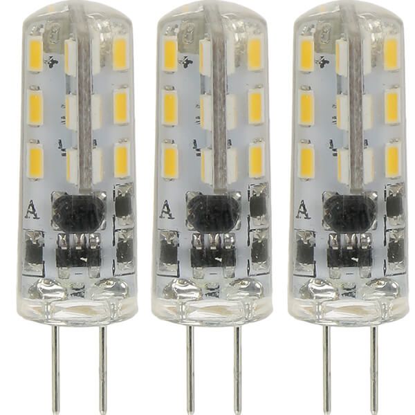 Лампа LED Eurolamp G4 2 Вт 3000K 3 шт