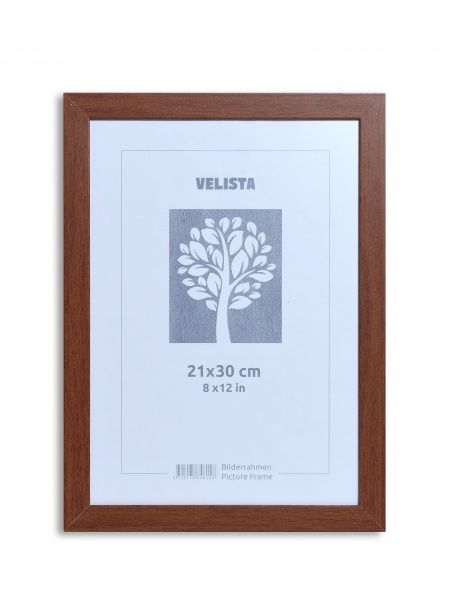 Рамка для фотографии со стеклом Velista 20BW-863195v 21х30 см коричневый 