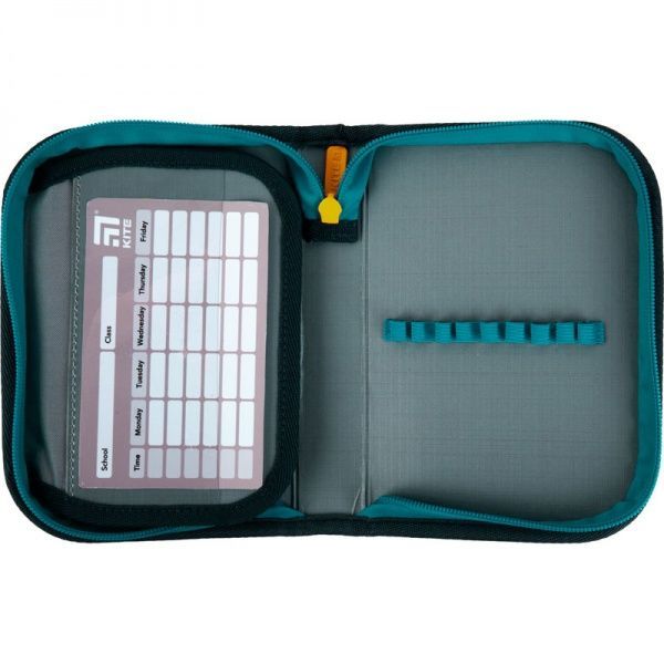 Пенал школьный без наполнения 621 Speed 47280 KITE серый