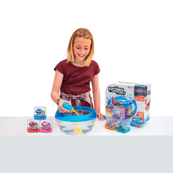 Інтерактивний ігровий набір ROBO ALIVE Роборибка в акваріумі 7126
