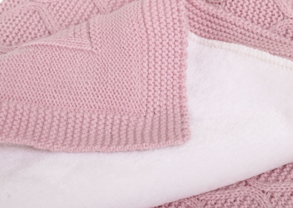 Простирадло Mari-Knit 90х90 см пудра 0801 