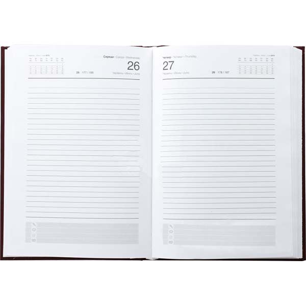 Дневник Underprice Basic 26355 коричневый