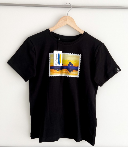 Футболка Марка 2 Трактор р.XL чорний