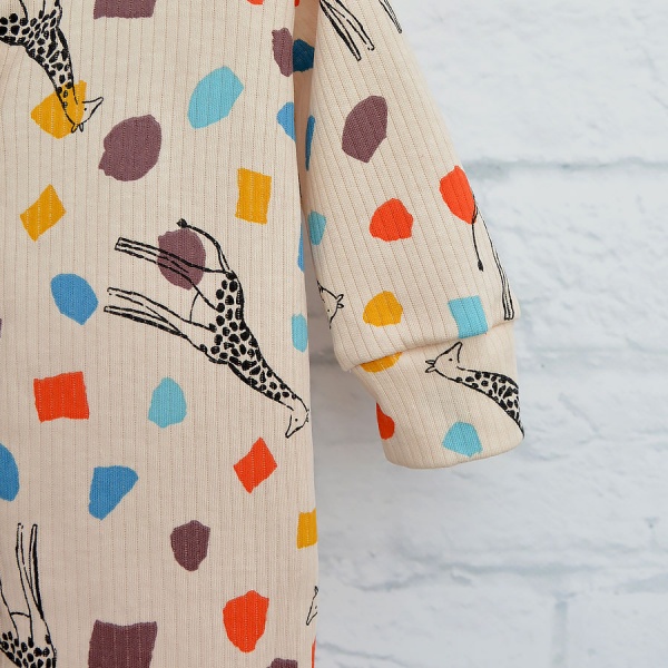 Человечек для девочки Blanka Жирафы р.86 бежевый 110245 