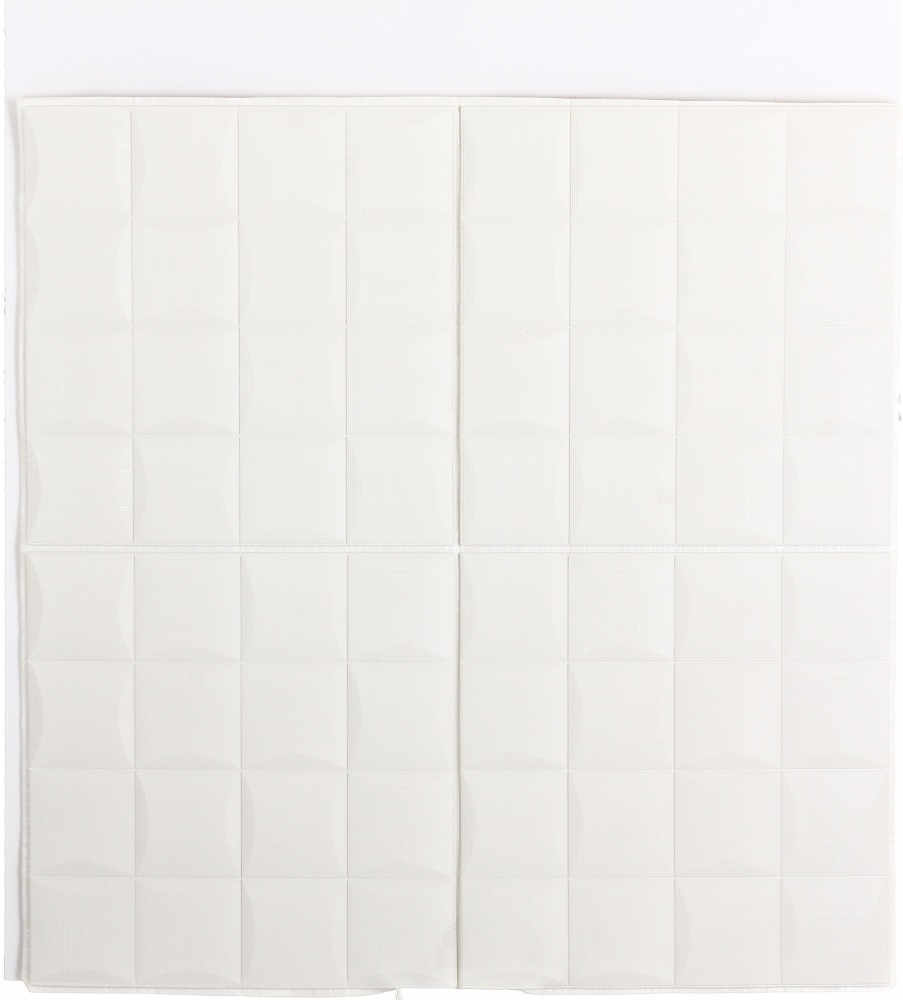 3D-панель с ПВХ Кубики белые JQ036 700x700x8 мм