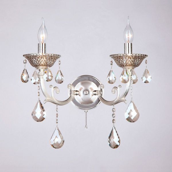 Бра Strotskis Caprice 2x40 Вт E14 платина 278/2 