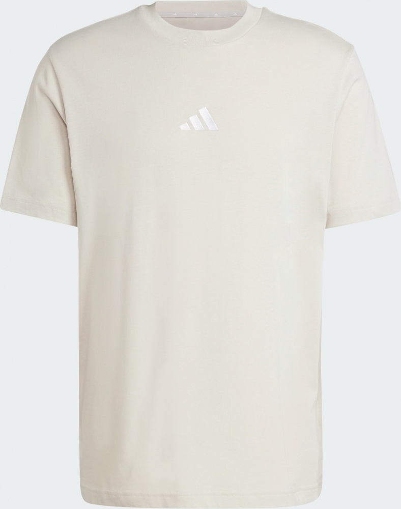 Футболка Adidas M SL SJ T WONALU/WHITE JD1779 р.XL бежевий