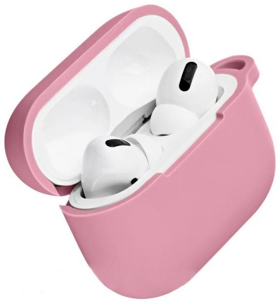 Чохол для навушників 2E для Apple AirPods Pro Pure Color Silicone (2.5mm) pink (2E-PODSPR-IBPCS-2.5-PK) 