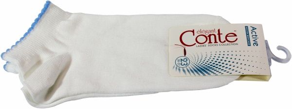 Шкарпетки Conte ACTIVE бавовняні р. 23-25 білий 