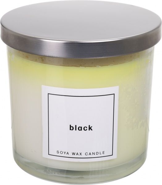 Свічка соєва в банці аромат Чорний 850 г