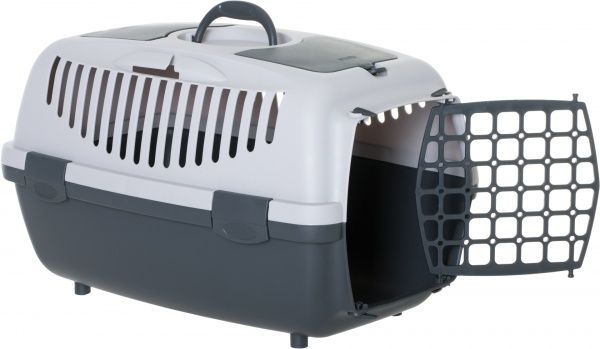 Переноска Stefanplast Gulliver 2 55х36х35 см, серый/черный серый