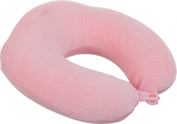 Подушка дорожня 32х30х9 см пудра Luna