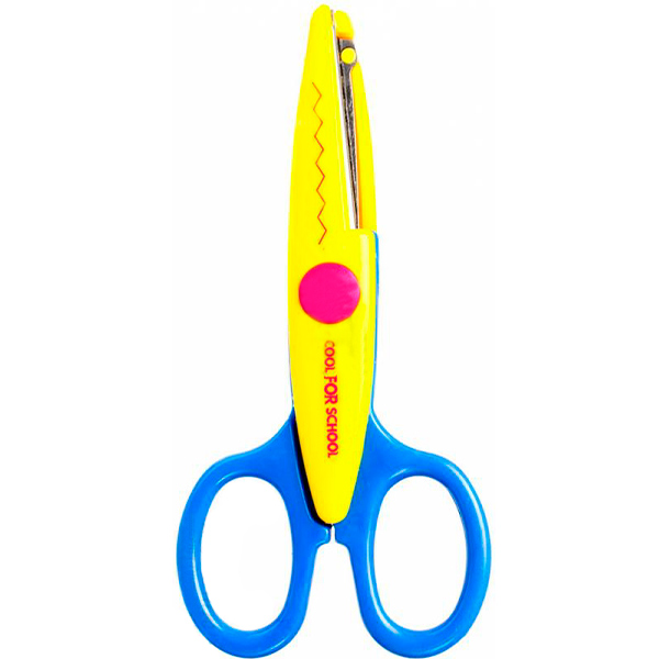 Ножницы с фигурными лезвиями Зигзаг для аппликаций 13,5 см