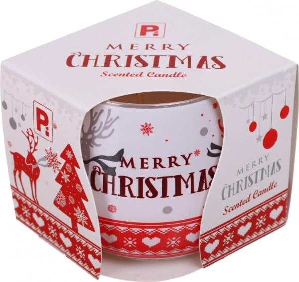 Свеча ароматическая Pako-If в стекле Кросно Скандинавский 130 гр 2123 