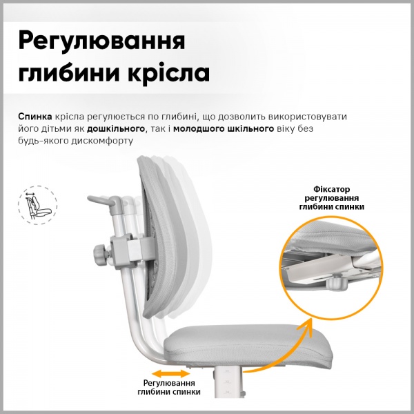 Комплект мебели детский Evo-kids BD-28 Panda Grey