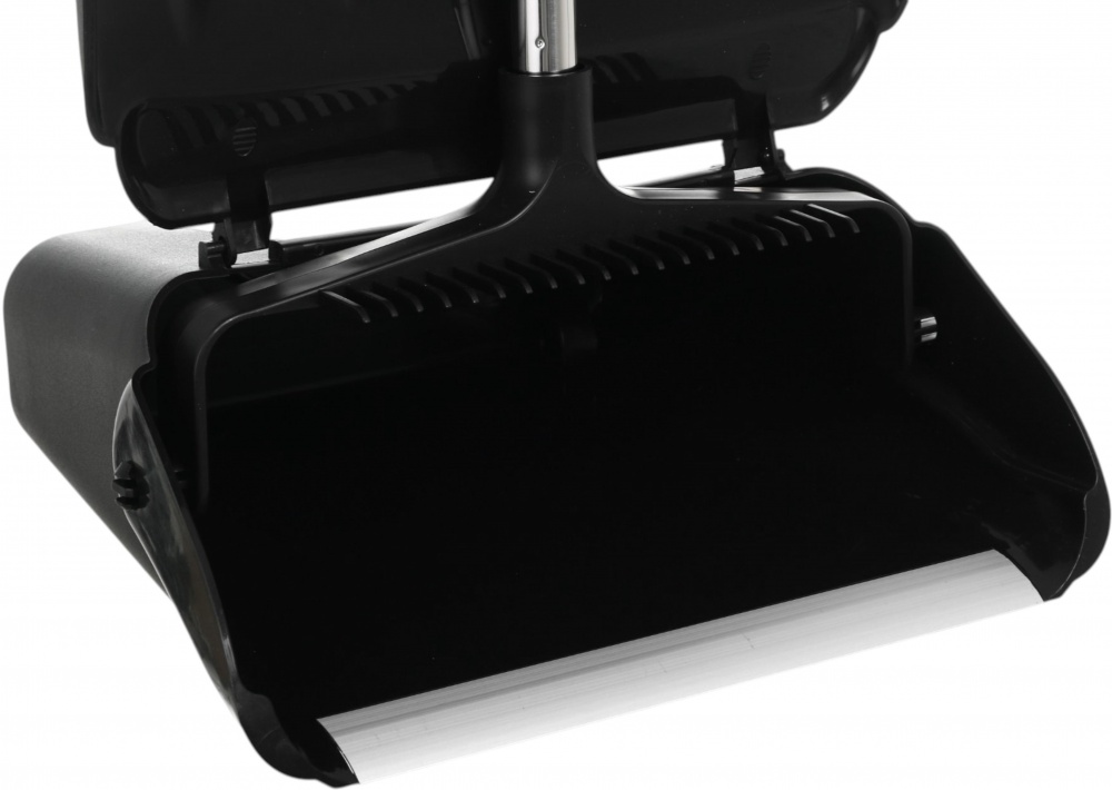 Комплект для уборки пола совок и щетка складные черный Profi OBERY 103 см