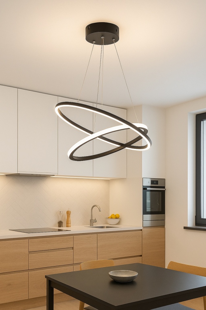 Люстра підвісна ELIOS Rondo, без пульта 58 Вт DL1002