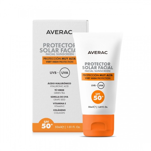 Крем сонцезахисний AVERAC Solar Facial Sunscreen SPF 50+ 50 мл