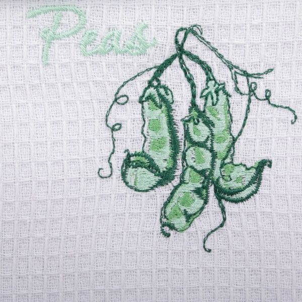 Набір серветок з вишивкою 45х75 2 шт. 45x75 см Ярослав зелений/синій 