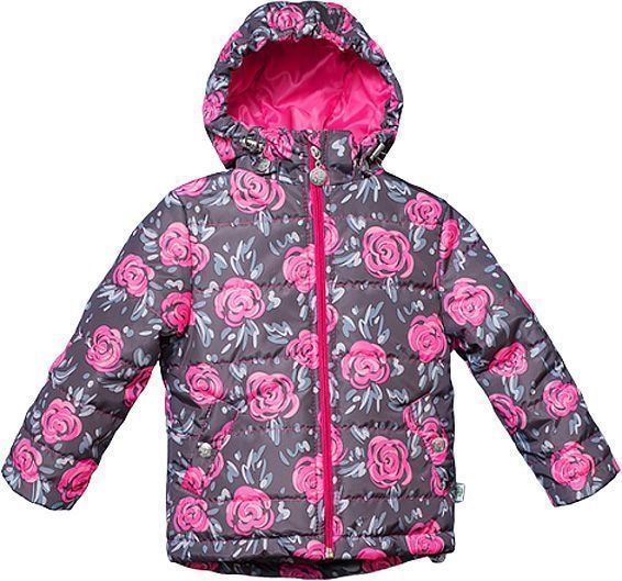 Куртка детская Модний Карапуз р.92 серый с розовым 03-00748-0 