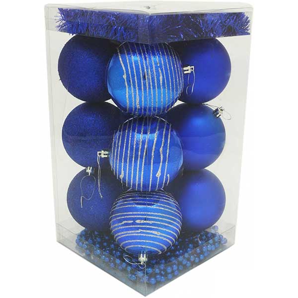 Набор новогодних украшений N4/10016ABYSK 12 шт