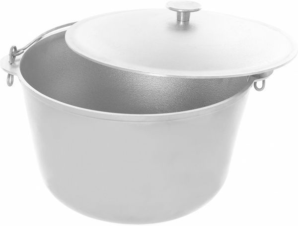 Казан походный Biol 12 л алюминиевый с дужкой и крышкой К1200Т