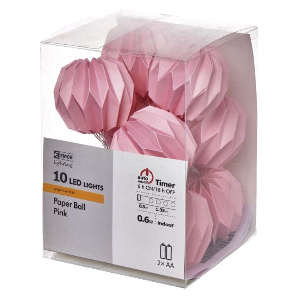 Декоративная гирлянда Emos ZY2127 светодиодная (LED) 10 ламп 1,35 м