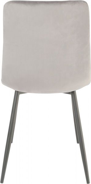 Стілець обідній GT Racer K-2001 velvet чорно-сірий/сірий