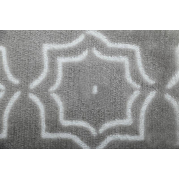 Плед La Nuit Secret 160x200 см серый с белым