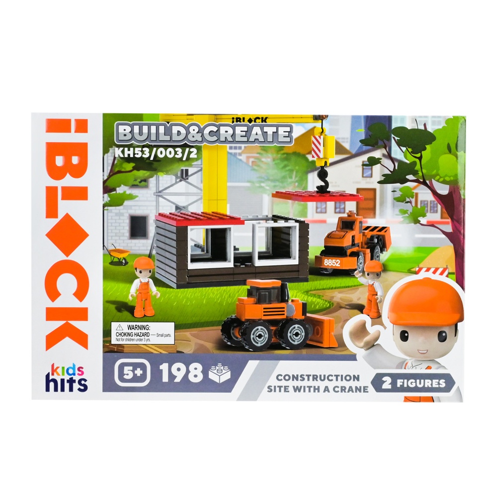 Іграшка-конструктор Shantou Kids hits IBLOCK JUNIOR 198 дет. KH53/003/2
