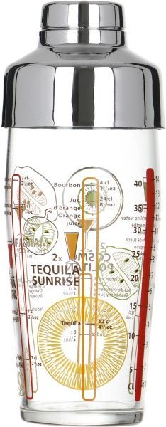 Набор бокалов для коктейлей Hurricane (шейк и 4 бокала) Luminarc