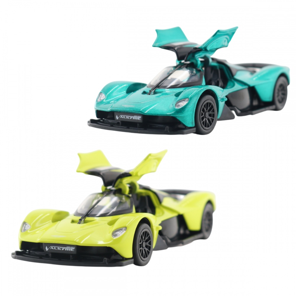 Автомодель TechnoDrive 1:39 Aston Martin Valkyrie green/yellow 250951