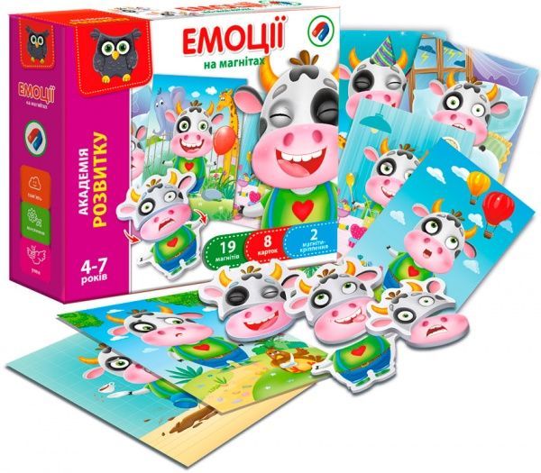 Игра настольная Vladi Toys магнитная Эмоции VT5422-05