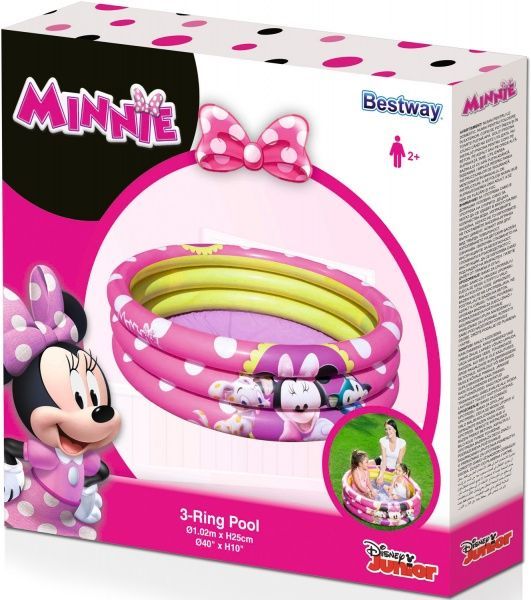 Бассейн Bestway надувний 102х25 см 101 л