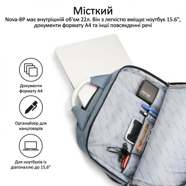 Рюкзак для ноутбука Promate Nova-BP 15.6