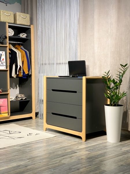 Комод Veres Ніцца 900 темно-сірий 33.2.36.2.16 