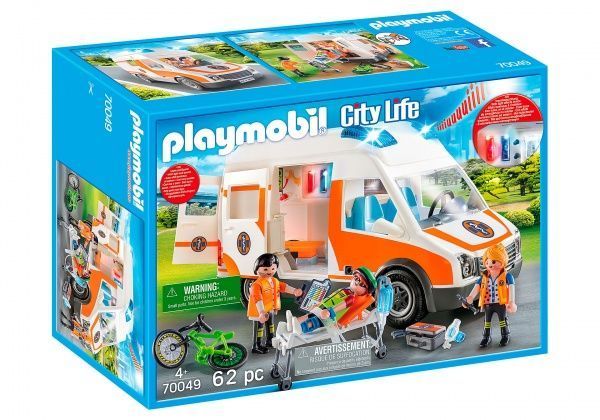 Конструктор Playmobil Швидка допомога зі світлом і звуком 70049