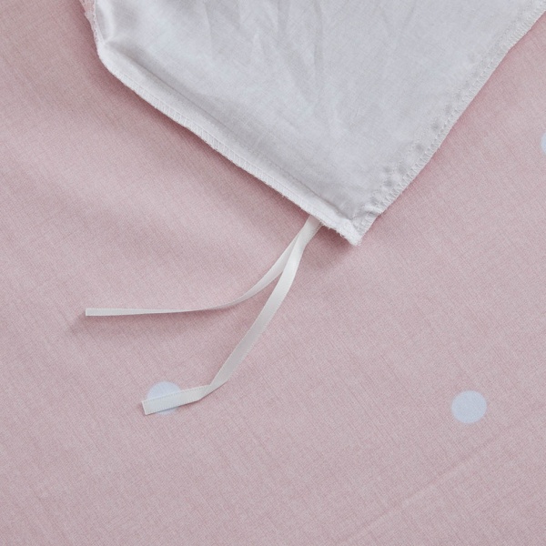 Комплект постельного белья Triangulo 2 бело-розовый La Nuit 