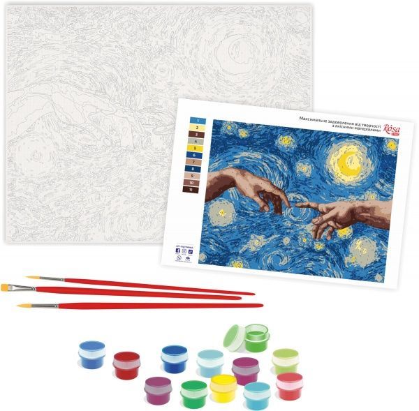 Картина за номерами Art 35x45 см Rosa Start 