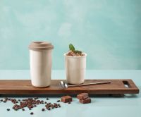 Чашка с крышкой Cup & Go 350 мл кремовая 34711024 ASA