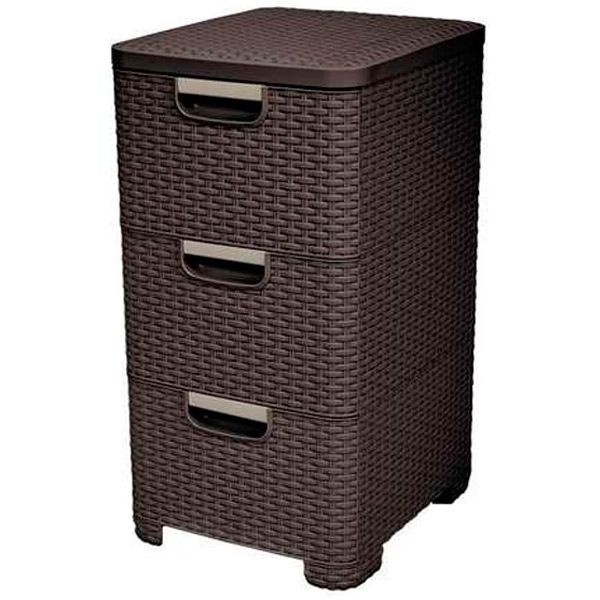 Комод пластиковий Curver Style темно-коричневий 595x375x325 мм