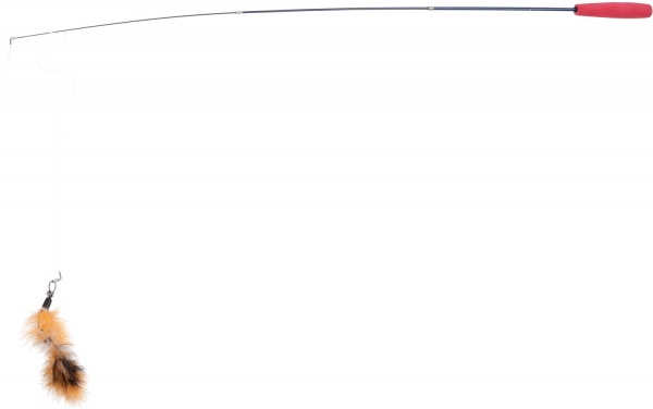 Игрушка Koopman для кошек на палочке длина от 40 до 100 см