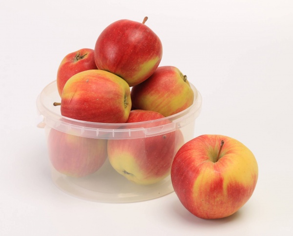 Відро Poliplast з пластиковою ручкою (харчовий пластик) 1,5 л прозорий 