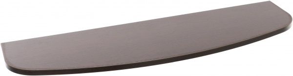 Полка ДСП радиусная 800x250 мм венге 