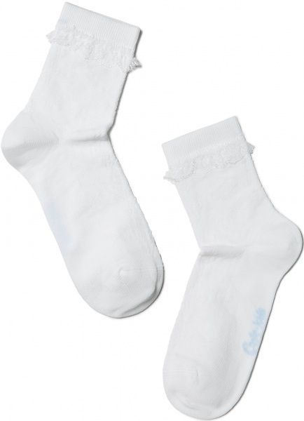 Носки детские Conte-Kids CK Tip-Top (с кружевной лентой) 7С-11СП р.20 белый 
