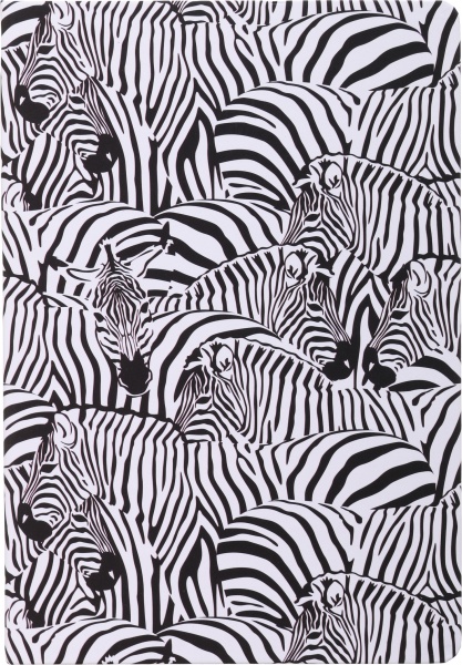 Блокнот Зебра 21х14,5 см Mikirei